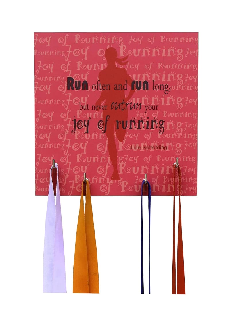 RUNWYND Joy of Running Women Medal Hanger (20 cm x 20 cm)
