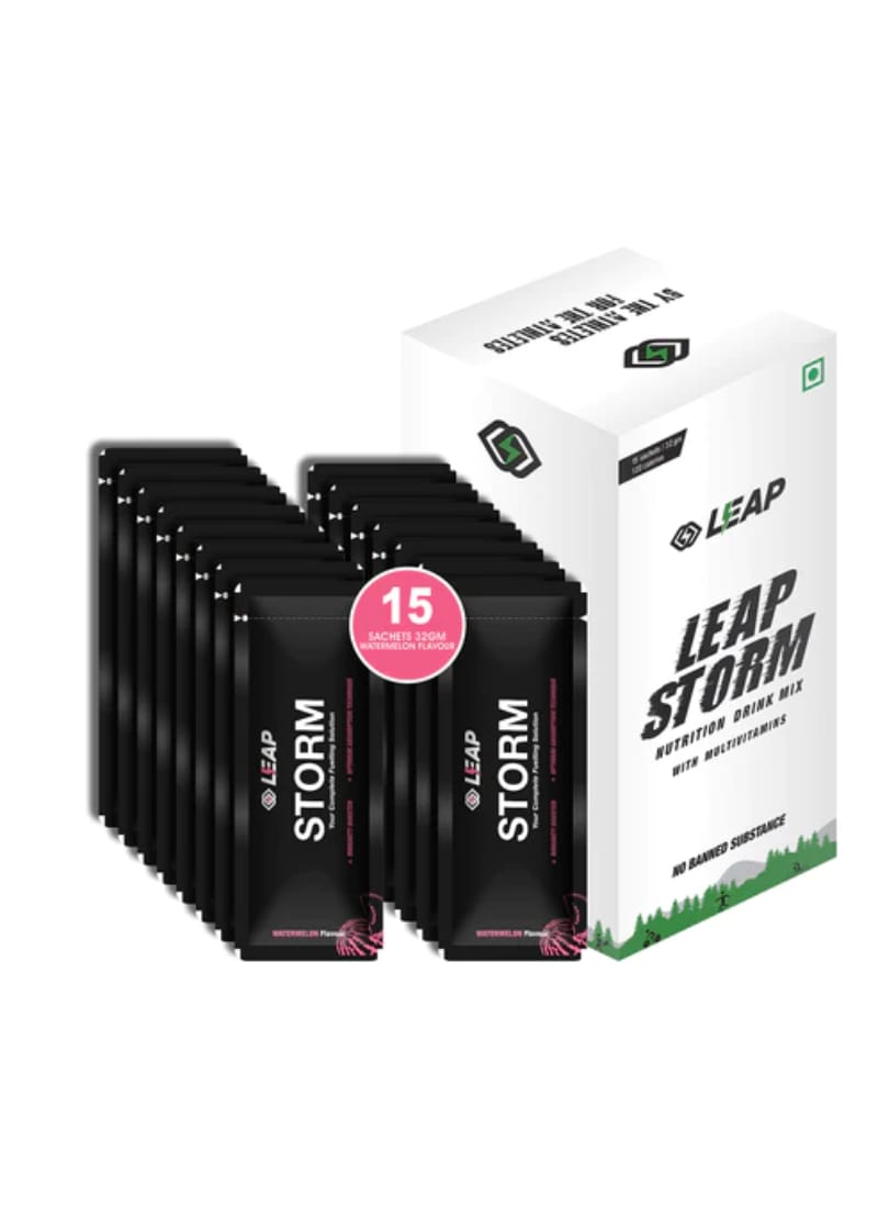 Leap Storm (Watermelon Flavor): Pack of 15 (32 g each)