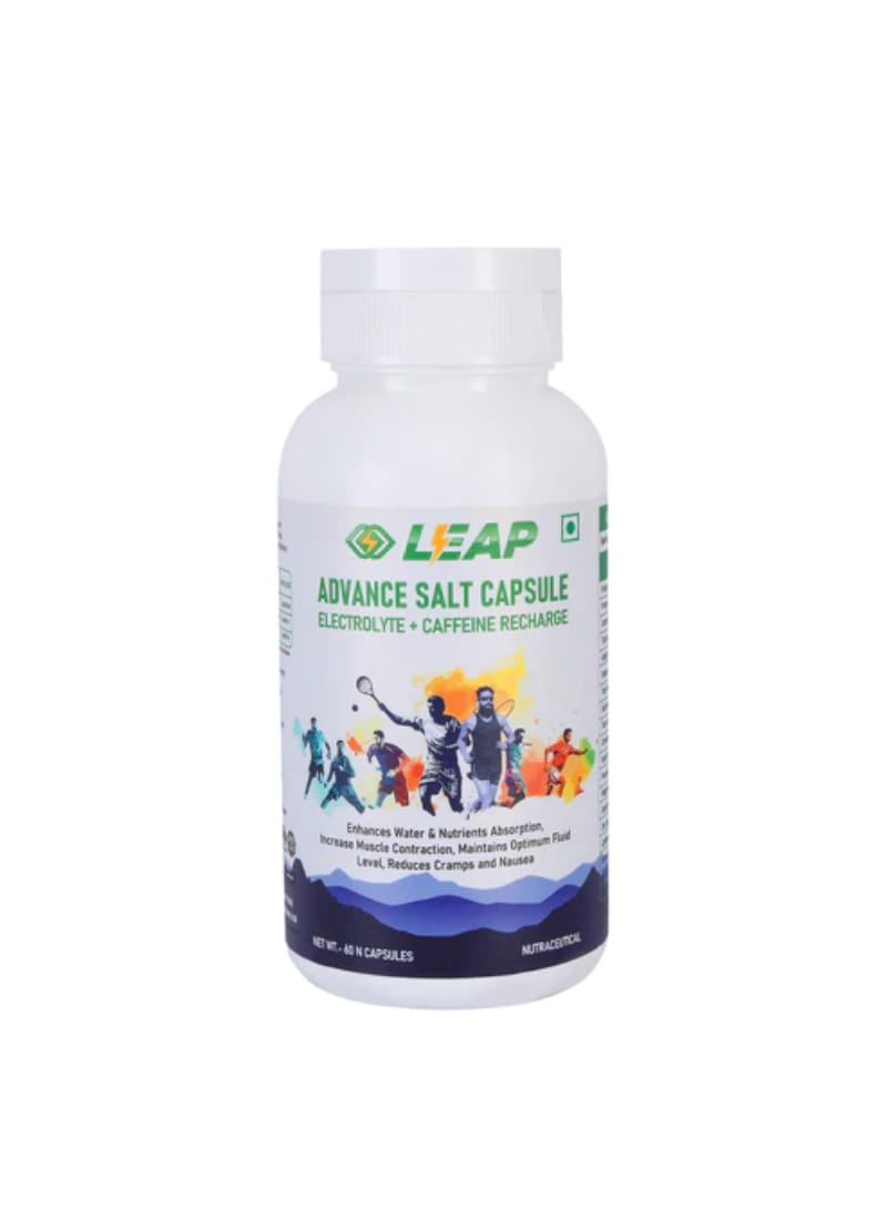 LEAP Advance Salt Capsules With Caffienated Recharge -60 Vegan Capsules