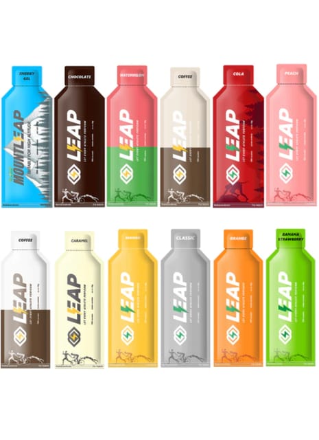 Leap Energy Gels 12-Flavor Variety Pack