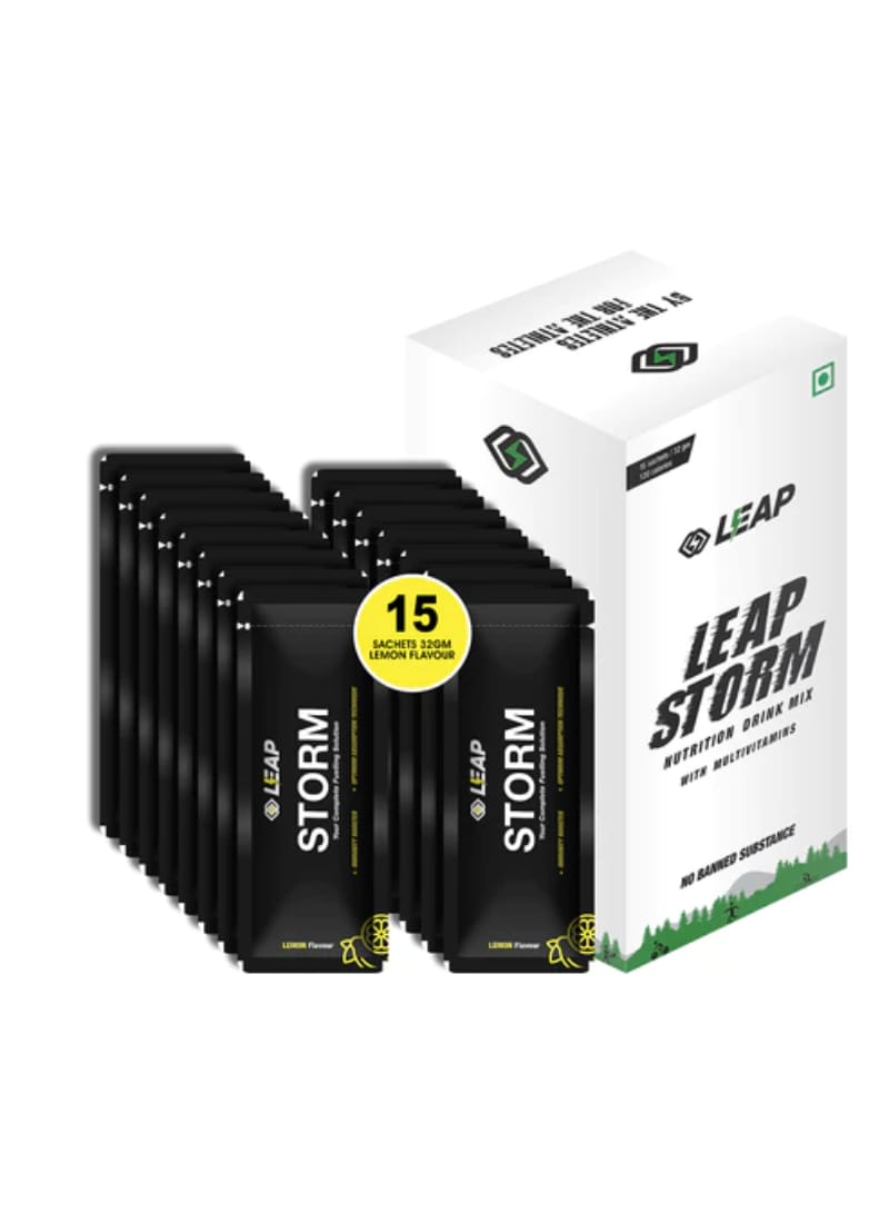 Leap Storm (Lemon Flavor) - Pack of 15 (32 g each)