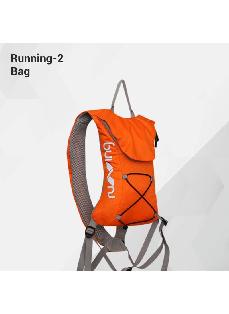 Nivia Polyester Running-2 Bag Pack Orange