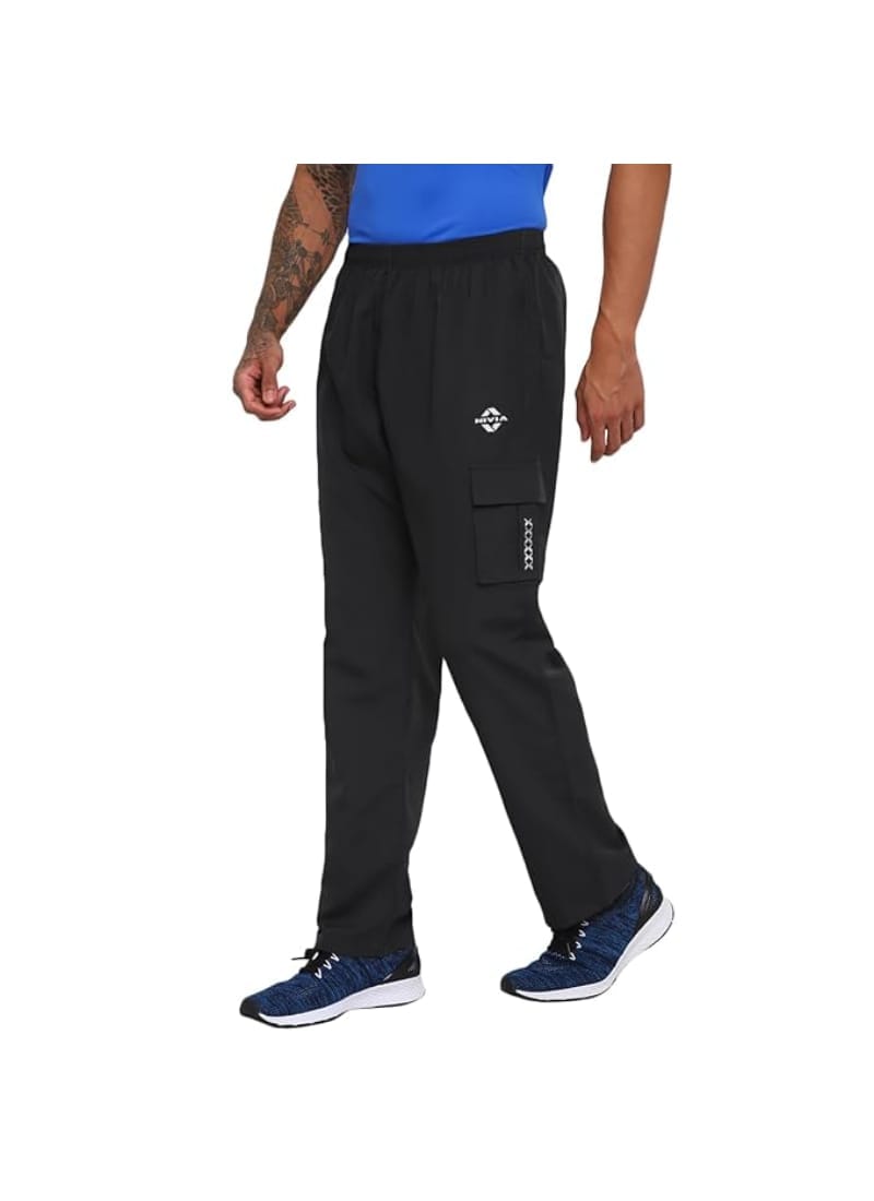 Nivia Cargo Pants for Men / Sports & Running Track Pants Grey
