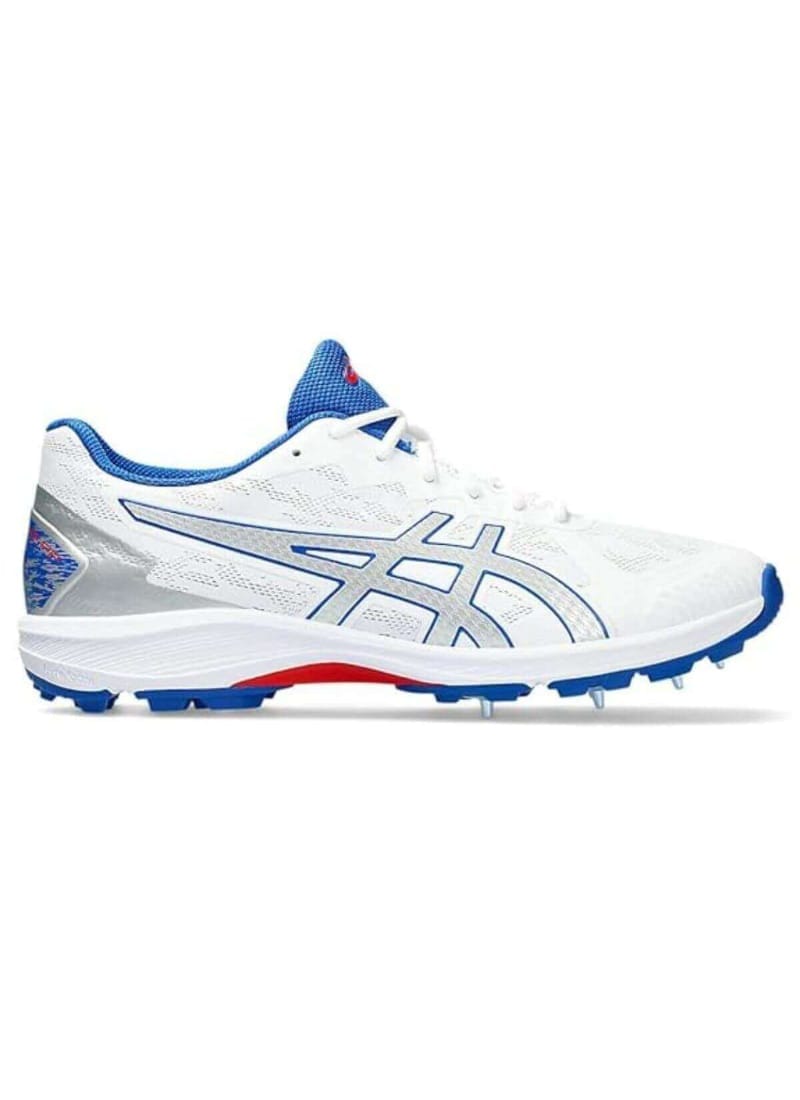 ASICS STRIKE RATE CRICKET SHOE, WHITE SILVER