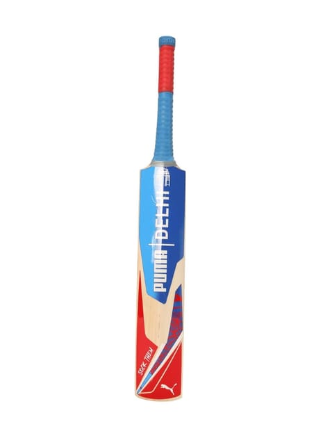 Puma Men's Delhi JNR City Cricket Bat, for All Time Red-Elektro Blue-Team Royal