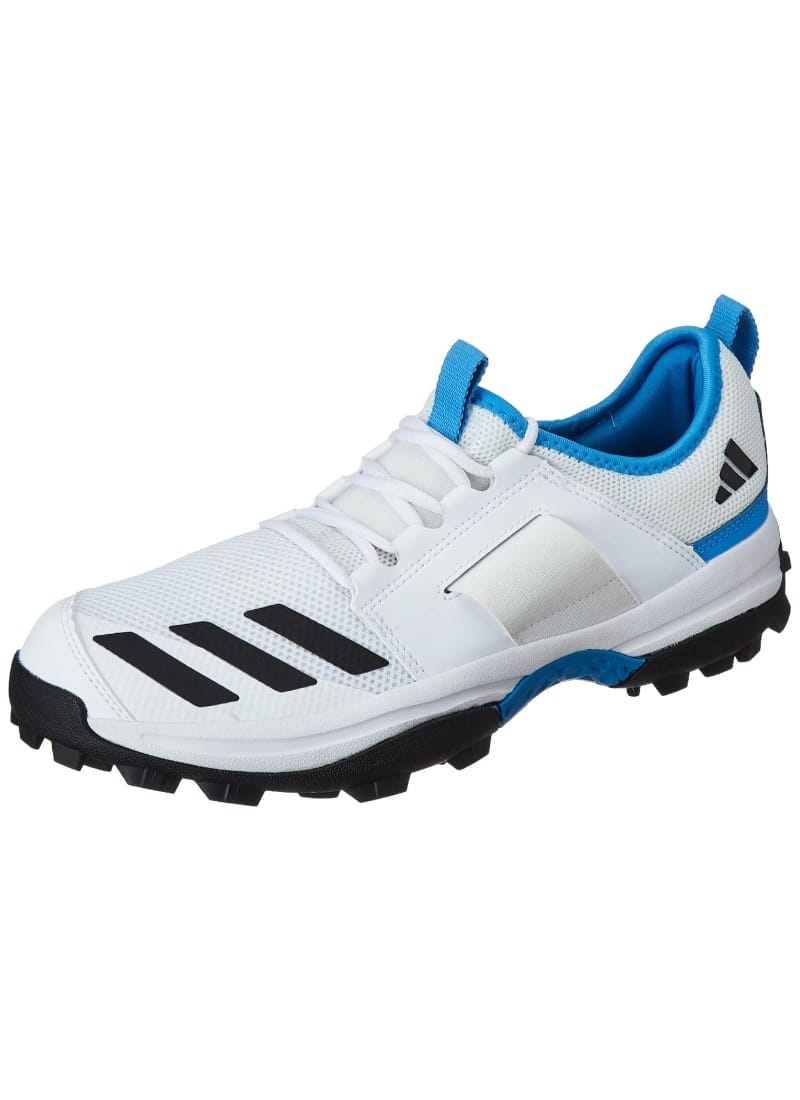 Adidas Men Cricup 23 Cricket Shoes White/Blue/Black