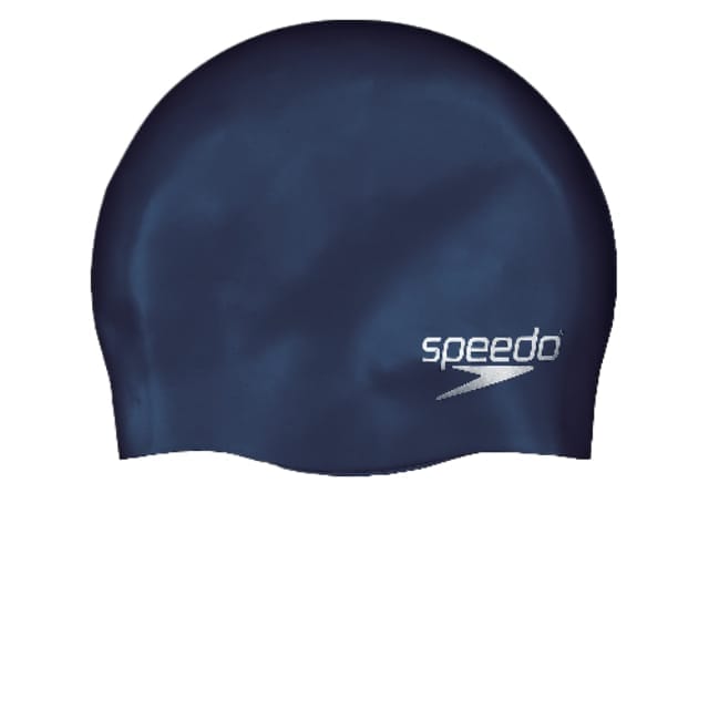 Speedo Silicon Flat Swimcap (Navy)