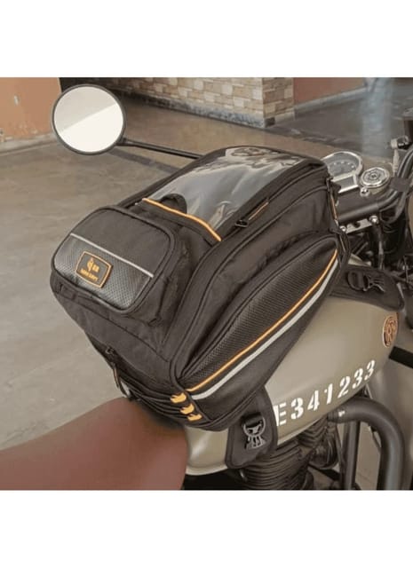 GR GOLDEN RIDERS | TRIANGULO 13 | 26 LTRS/ MAGNETIC/ EXPANDABLE/ CONVERTIBLE/ TANK-BAG FOR METAL & FIBRE TANKS