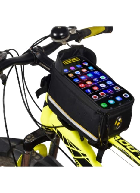 GR GOLDEN RIDERS | TRIVAX | Bicycle Front Frame Bag for Mobile Phone - Polyester