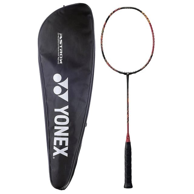 Yonex ASTROX 99 Tour Badminton Racquet | STIFF Flex | 4U (Avg.83g) G5 | Cherry Sunburst, White Tiger