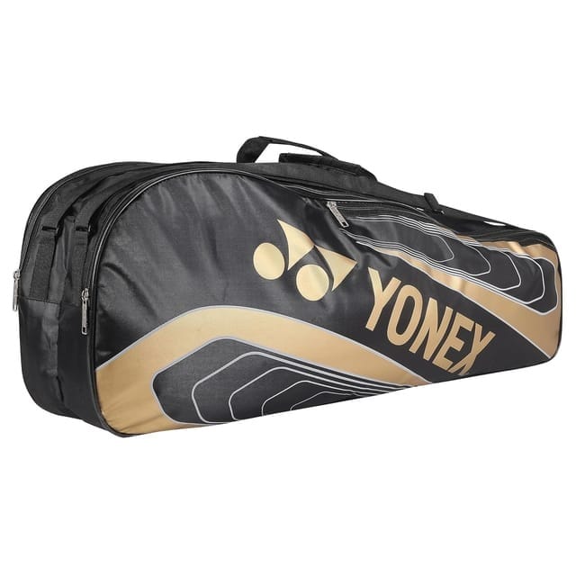 YONEX Badminton Kitbag BT5 | 2 Zipper Compartment for Storage of 3 Rackets and Clothes