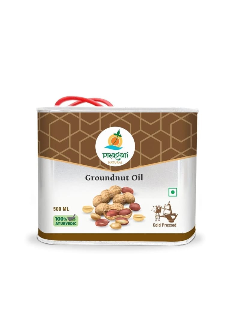 Pragati Cold Pressed Groundnut Oil-1000ml