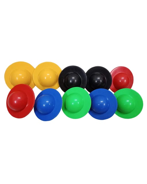 Fitfix™ Swimming Egg Flips - Pack of 10 PS - ABS Material - Teach Correct Breathing Technique Swim Training Tool for Kids and Adults Made in India