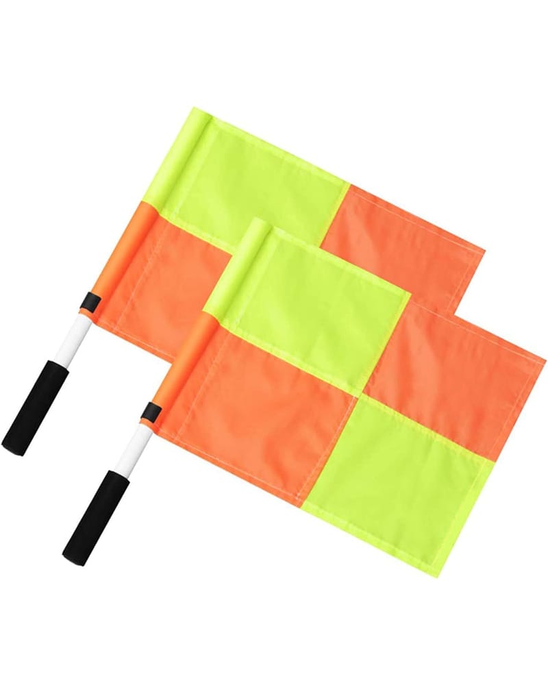 Fitfix® Referee Linesman Flags (Set of 2) for Soccer, Football,Hockey