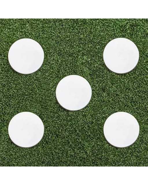 Fitfix® Sports Cricket Ground Marking Disc Diameter 7 inches ABS Strong Material (Boundary Marking Disc) Pack of 5 ps