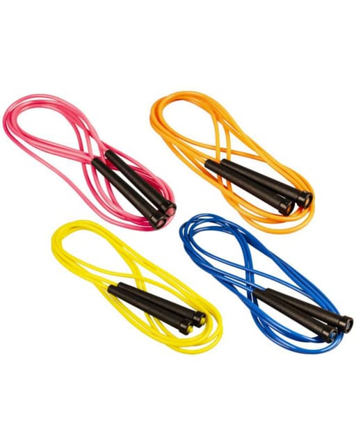 Fitfix® Skipping Rope for Men, Women & Children - Skipping Ropes for Exercise Workout & Weight Loss - Tangle Free Skipping Ropes for Kids (Multicolor) (Speed Rope)