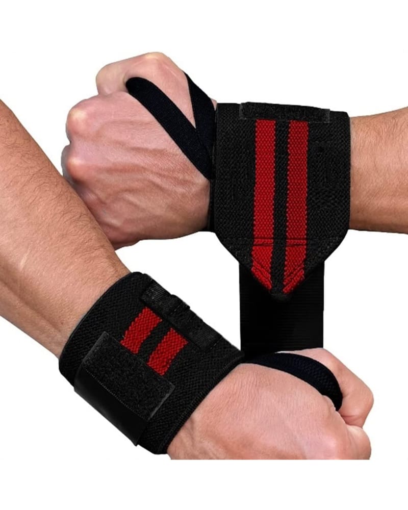 Fitfix® Wrist Supporter for Gym Wrist Band for Men Gym & Women with Thumb Loop Straps - Wrist Wrap Gym Accessories for Men Hand Grip & Wrist Support Sports Straps for Gym