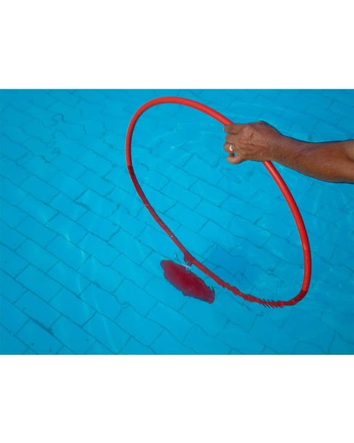 Fitfix® Sports Weighted Hula Hoop/Exercise Ring for Fitness with 30 inch Diameter for Boys, Girls, Kids and Adults with a Weight Bag - Red