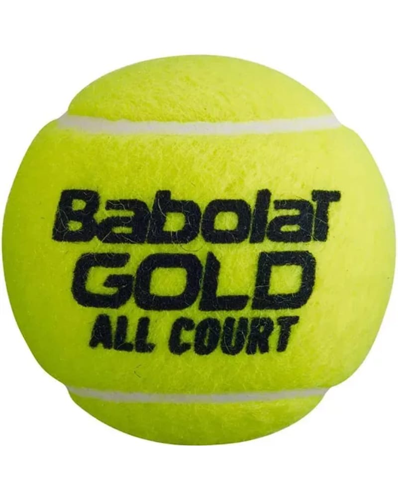 BABOLAT GOLD ALL COURT TENNIS BALL CAN (PACK OF 3)