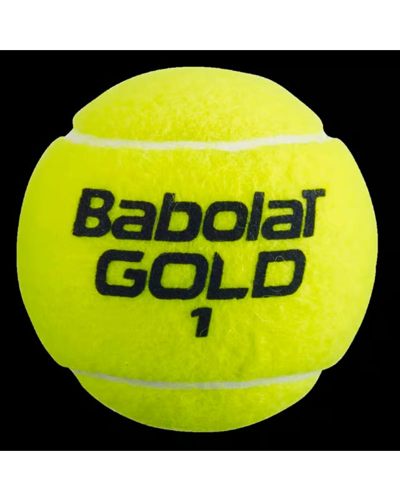 BABOLAT GOLD CHAMPIONSHIP TENNIS BALL CAN (3 BALLS)