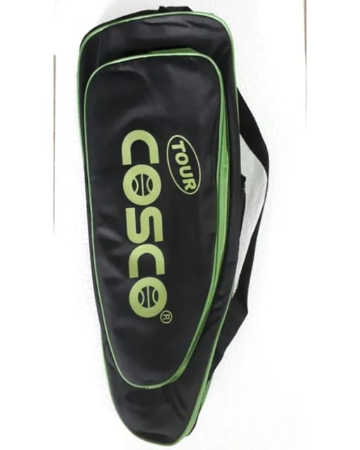 Cosco Tour Racket Kit Bag (Black/Lime)