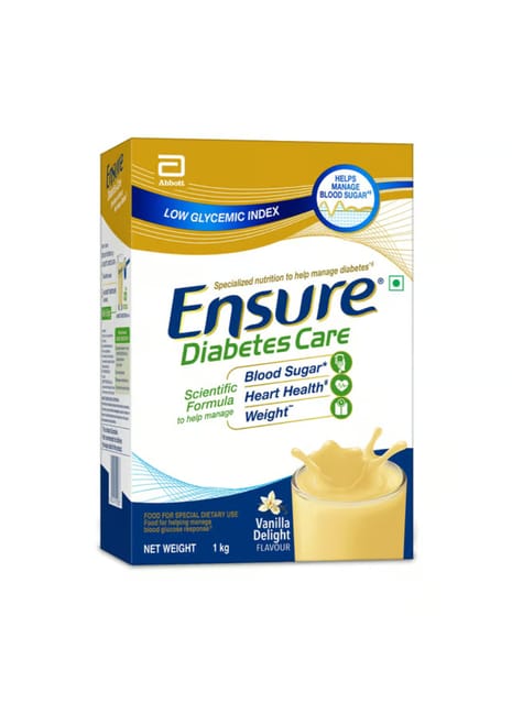 Ensure Diabetes Care- Nutrition to Help Control Blood Sugar Levels- 1 Kg (Vanilla Flavour)