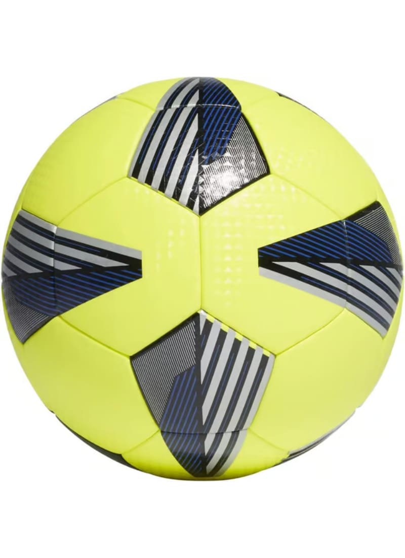 Adidas TIRO League Thermally Bonded Football Ball | Size 5 | Team Solar Yellow / Black / Silver Metallic / Royal Blue