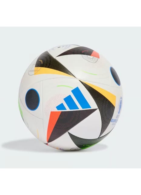 ADIDAS EURO 24 COMPETITION FOOTBALL BALL | SIZE 5 | WHITE / BLACK / GLOW BLUE