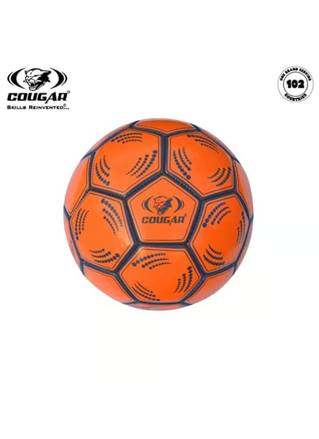 Cougar Football, Trick Soft PVC for Training Purpose, Size: 5 (Orange)