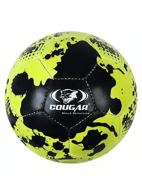 COUGAR Neo Polypropylene PP Football (Neon, Size 5) , Multicolour