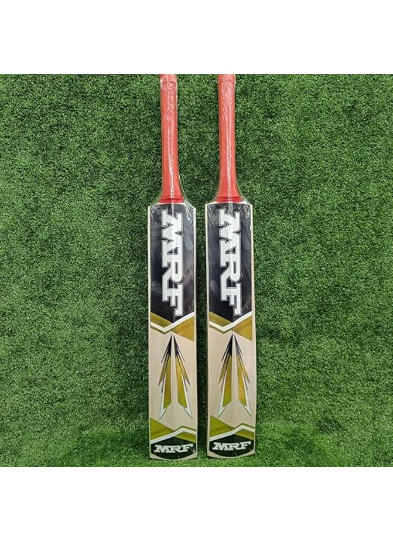 MRF Kashmir Willow Thunder Cricket Bat, Economical, Fiber Covered, Signed by Virat Kohli, for Beginners/Recreational Players (Size- SH (Full Size))