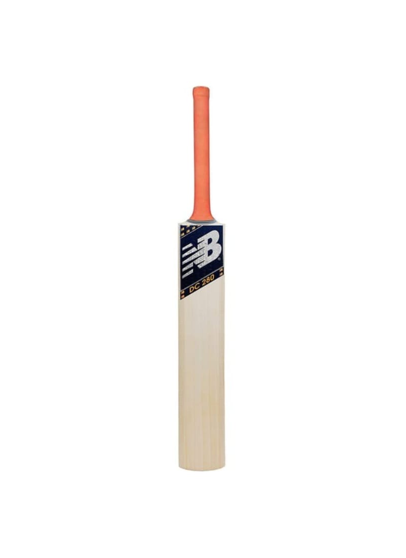 New Balance DC-280 Kashmir Willow Cricket Bat with Bat Cover - Short Handle, Wood (Full Size)