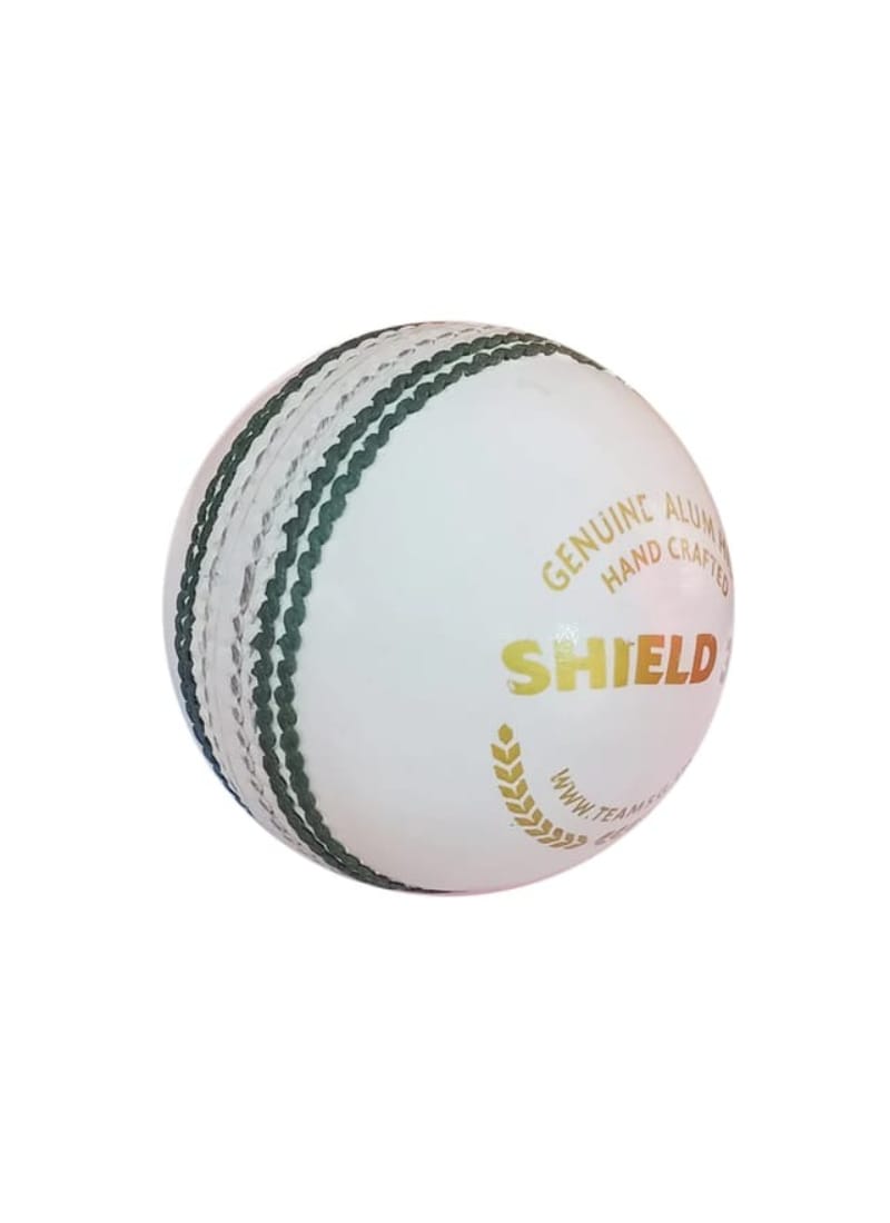 SG Shield 30 Cricket Ball for Adult, White - 1PC