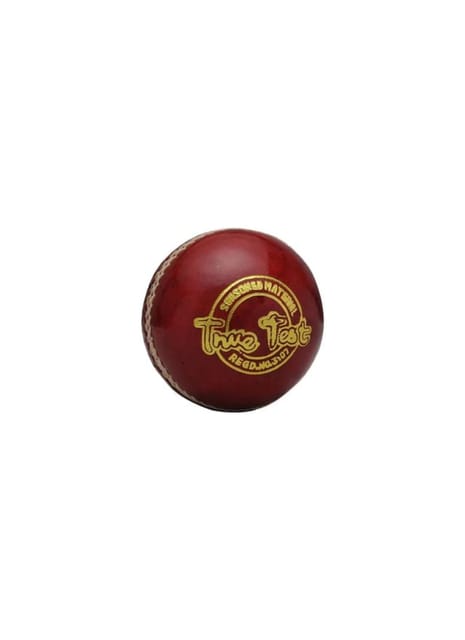 SS True Test Cricket Ball, Red