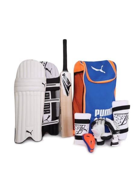 Puma Cricket Kit Full Cricket Equipment Accessories with Helmet