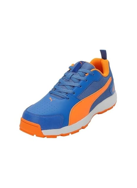 Puma Cricket Shoes Highrun Bluemazing-Orange Glow-White (10780601)