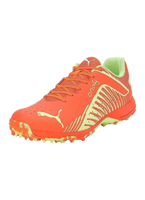 PUMA CRICKET SHOES RUBBER FH 22 VK , Ultra Orange-Fast Yellow