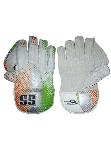 SS Aerolite Wicket Keeping Gloves White/Orange