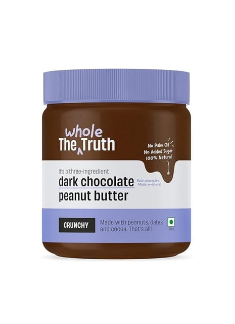 The Whole Truth Dark Chocolate Crunchy Peanut Butter 325g