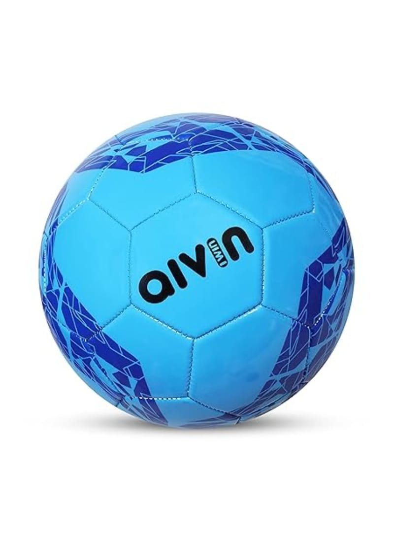 Aivin Argentina Machine Stitched Football  (Size-5, Blue)