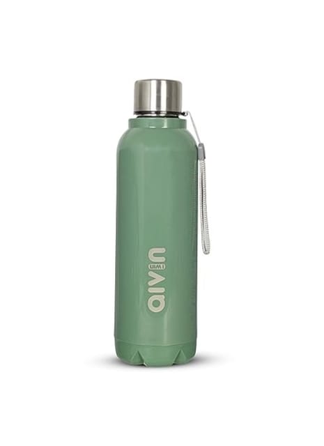 AIVIN Crystal Stainless Steel Water Bottle  (Set of 1, 750Ml) (Ocean Green)