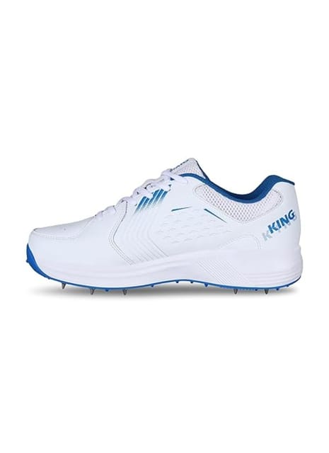 AIVIN Super King Cricket Shoes (White/Blue)