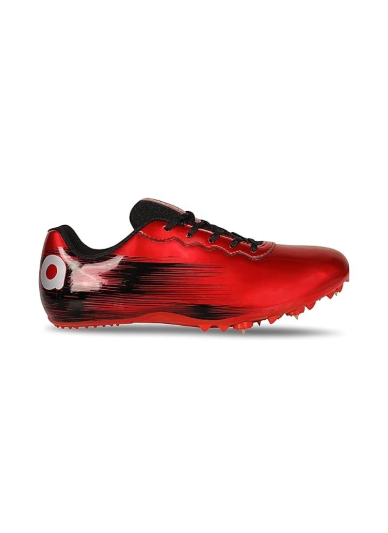 Aivin Race Spikes Running Shoes ( Black / Red )