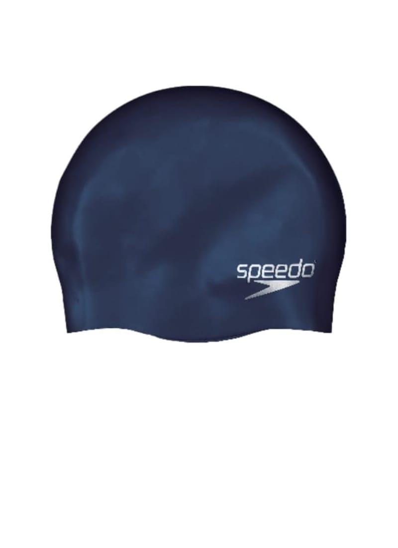 Speedo Silicon Flat Swimcap (Navy)