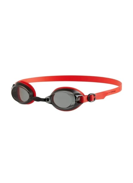 Speedo Adults Jet V2 Goggles, Red/Smoke