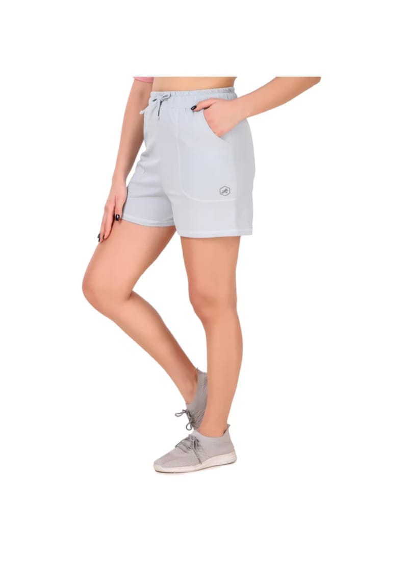 Cotton Lounge Shorts For Women (Sky)