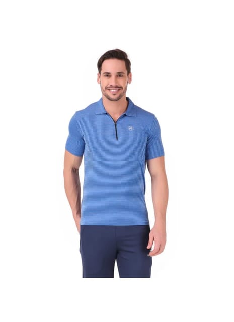 Performance Polo Tshirt For Men (Royal Blue)