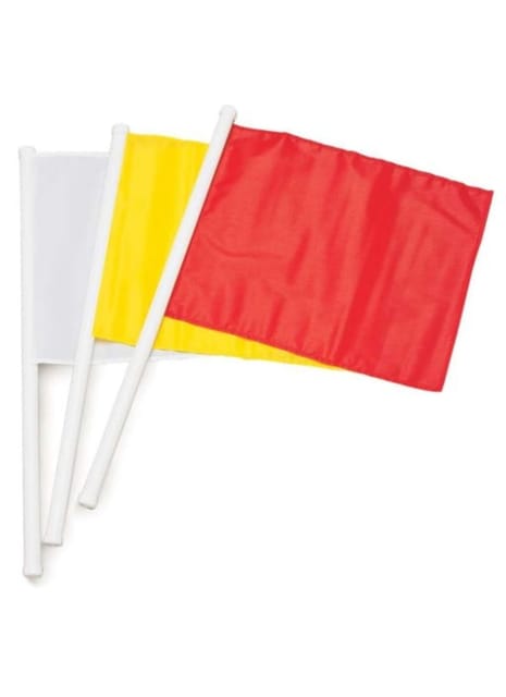 Fitfix® Referee Official Flags (Set of 2) for Soccer, Football,Hockey