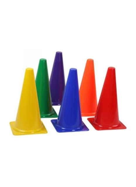 Fitfix® Hurdle 6 Inch Pack of 5 Pcs, Marker Cone 6 Inch Pack of 12 Pcs