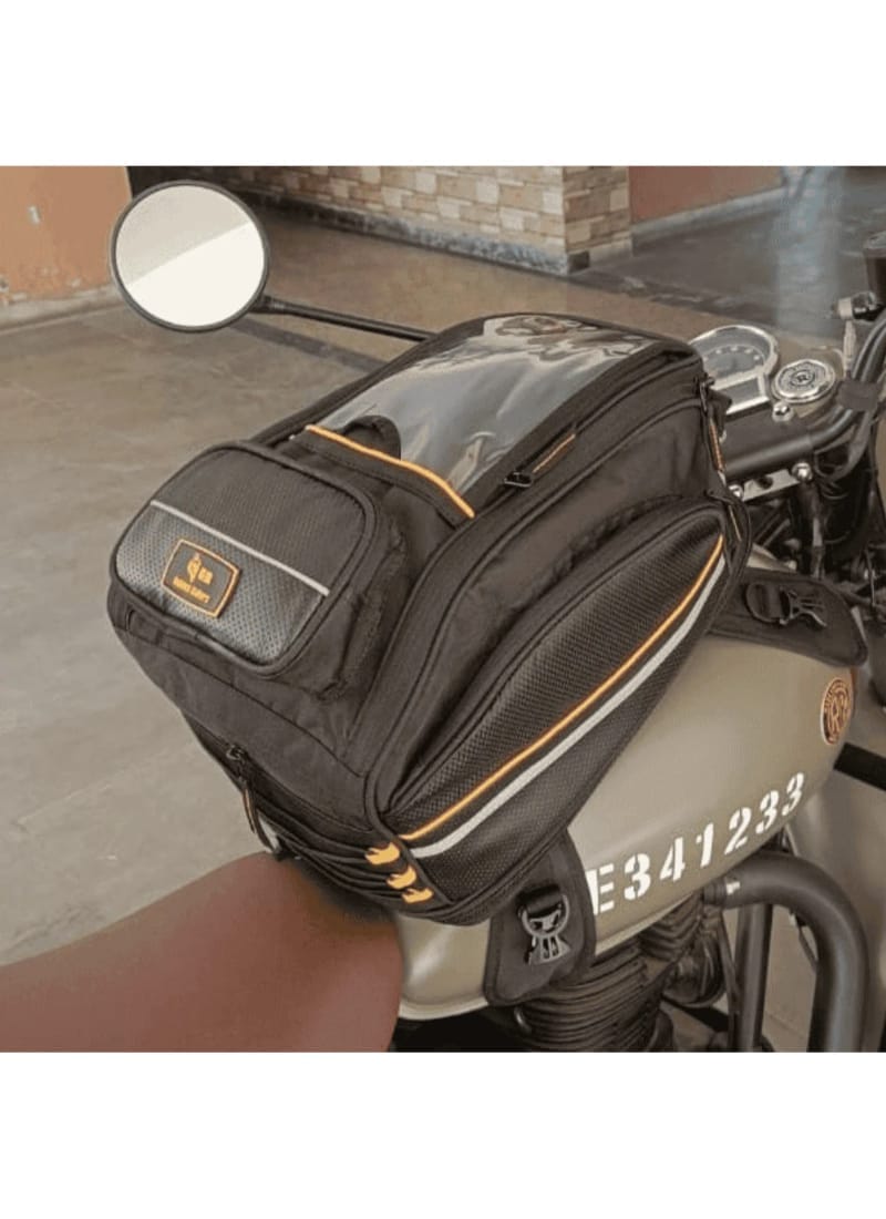 GR GOLDEN RIDERS | TRIANGULO 13 | 26 LTRS/ MAGNETIC/ EXPANDABLE/ CONVERTIBLE/ TANK-BAG FOR METAL & FIBRE TANKS